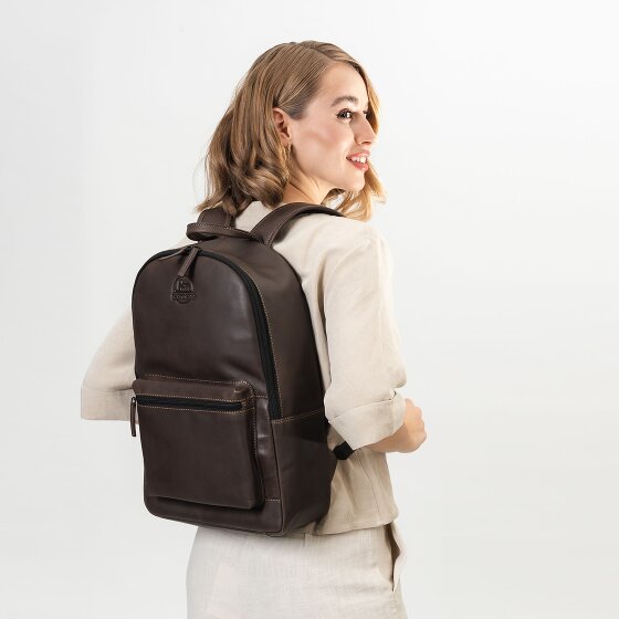 Farmhood Nashville Zakelijke rugzak Leer 44 cm Laptop compartiment