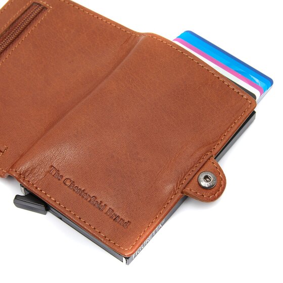 The Chesterfield Brand Baldwin Kredietkaart etui RFID-bescherming Leer 6.5 cm