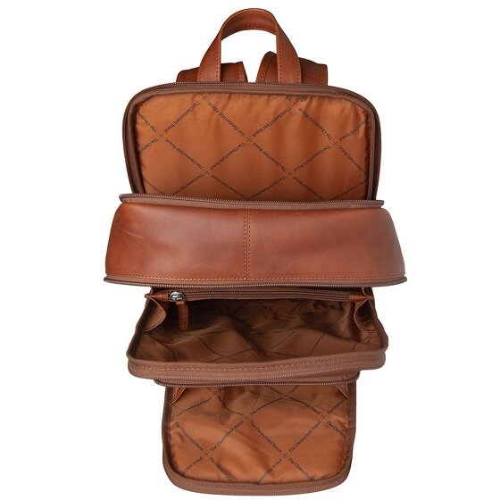 The Chesterfield Brand Wax Pull Up Zakelijke rugzak Leer 39 cm Laptop compartiment