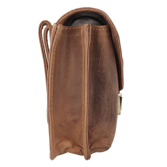 Greenburry Vintage heuptasje leer 15 cm