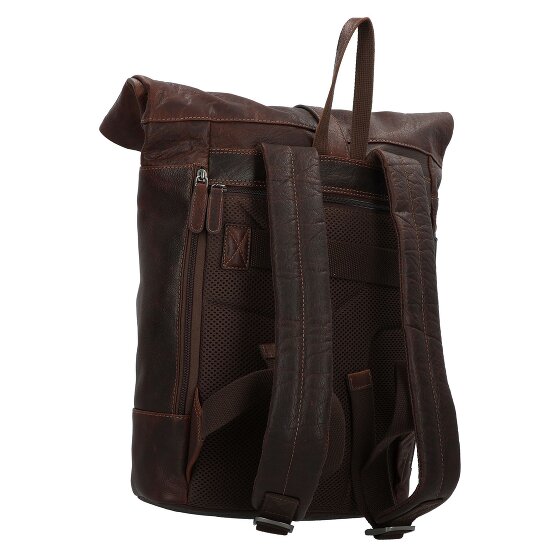Jack Kinsky Porto Dagrugzak Leer 43 cm Laptop compartiment