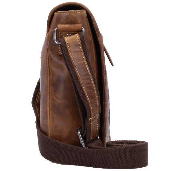 Greenburry Cafe-Racer Crossbody tas Leder 23 cm