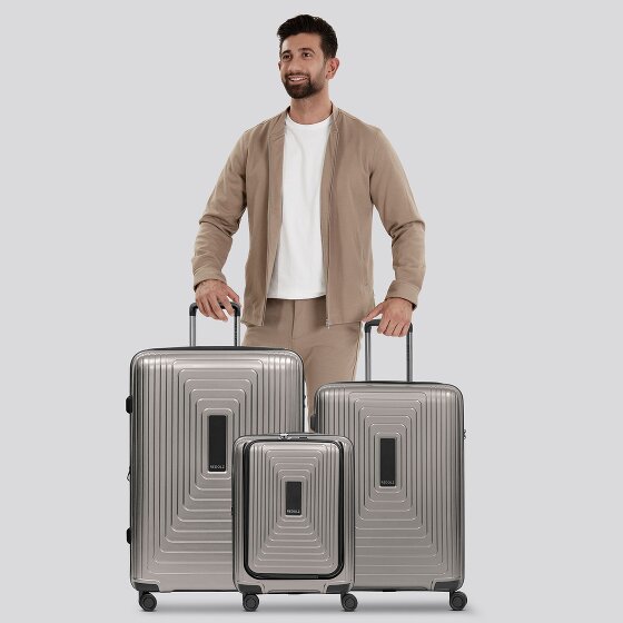 Redolz Essentials 14 4 wielen Kofferset 3-delig met uitbreidingsplooi