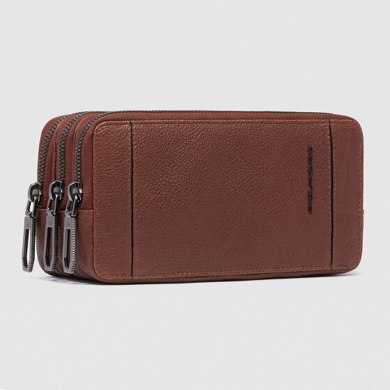 Piquadro Cronus Toilettas Leer 19.5 cm