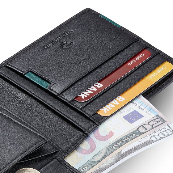 Roncato Monaco Portemonnee RFID-bescherming Leer 9.5 cm