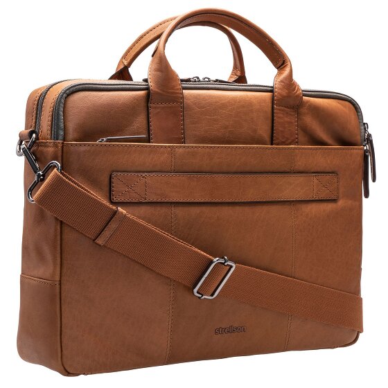 Strellson Hyde Park Koffer Leer 39 cm Laptop compartiment