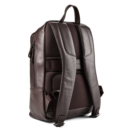 Piquadro Japan Nishi Dagrugzak Leer 42 cm Laptop compartiment