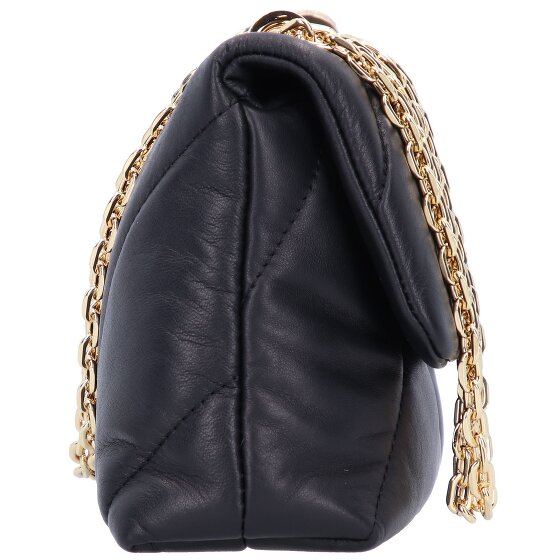 Patrizia Pepe Fly gewatteerde lederen schoudertas 25 cm