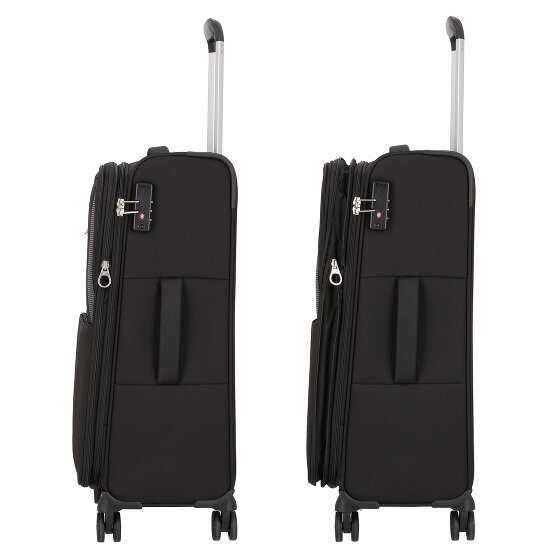 American Tourister Star Max 4 wielen Kofferset 3-delig met uitbreidingsplooi