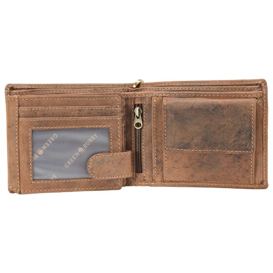 Greenburry Vintage fietsportefeuille leer 12 cm