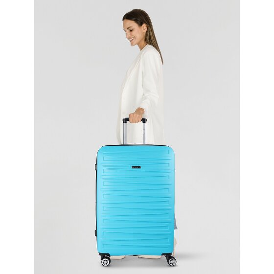Benzi 5493 4 wielen Trolley L 77 cm met uitbreidingsplooi