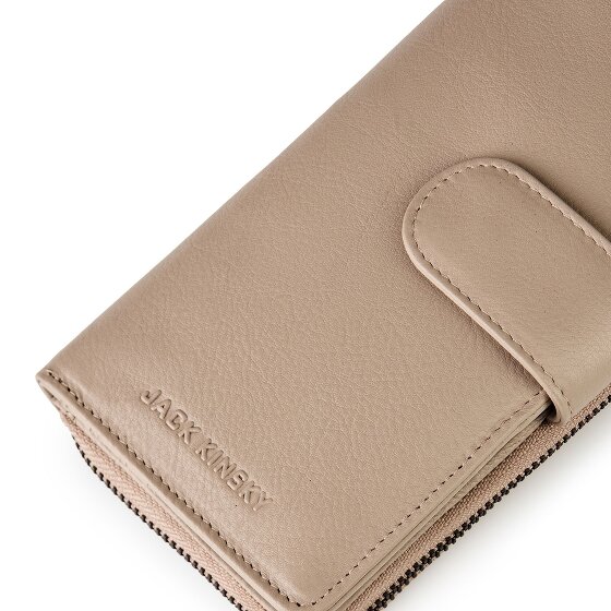 Jack Kinsky Livorno 1026 Portemonnee RFID-bescherming Leder 19 cm