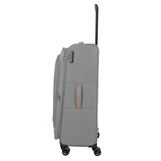 Travelite Umbria 4 wielen Trolley L 77 cm met uitbreidingsplooi