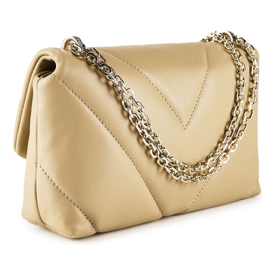 Patrizia Pepe Fly gewatteerde lederen schoudertas 25 cm