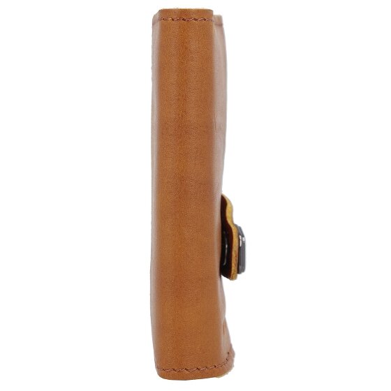 Tru Virtu Click & Slide Natural Kredietkaart etui Leer 7 cm