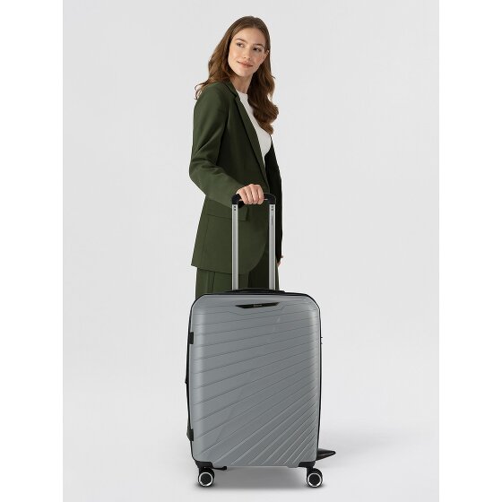Benzi 5808 4 wielen Trolley 65 cm met uitbreidingsplooi