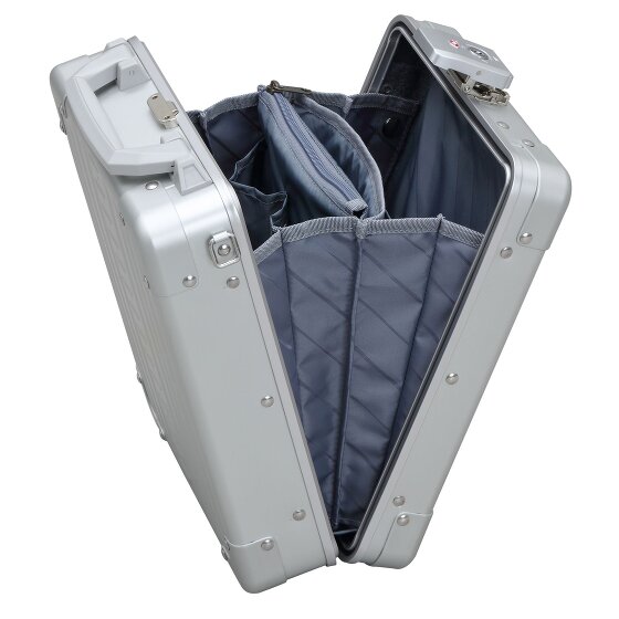 Aleon Aluminium Verticale aktetas 24 cm laptop compartiment Aleon Aluminium Verticale aktetas 24 cm laptop compartiment