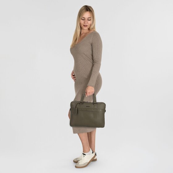 Burkely Minimal Mason Aktentas Leder 41 cm Laptopvak