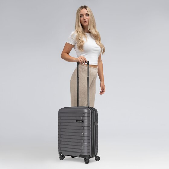 Pactastic Collection 04 THE CABIN + 4 wielen Cabinewagen S 55 cm met uitbreidingsplooi