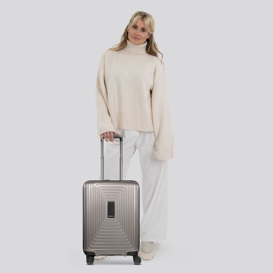 Redolz Essentials 14 4-wiel cabine trolley 55 cm slank