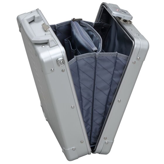 Aleon Aluminium Verticale aktetas 25 cm laptop compartiment