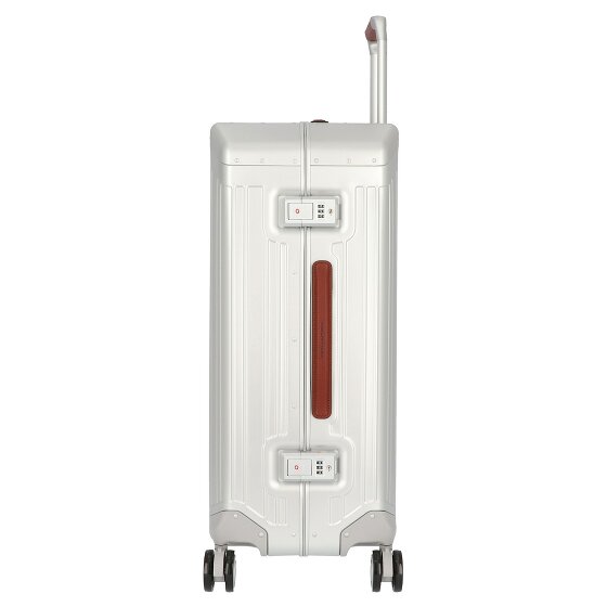 Piquadro Aluminium Trolley met 4 wielen, 69 cm