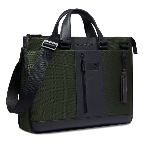 Piquadro Brief 2 Koffer RFID-bescherming Leer 42 cm Laptop compartiment