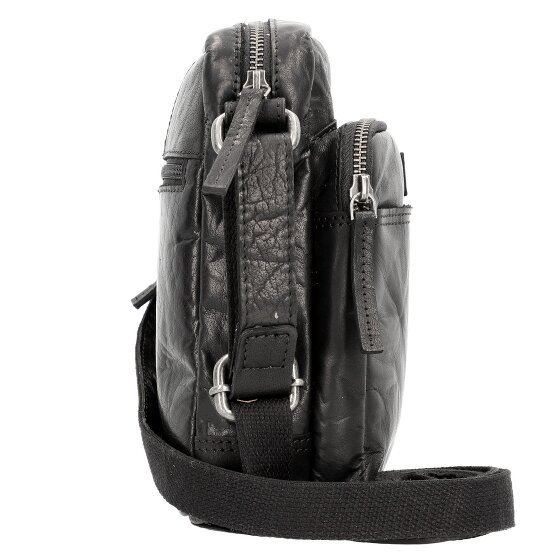 Spikes & Sparrow Schoudertas leer 18 cm