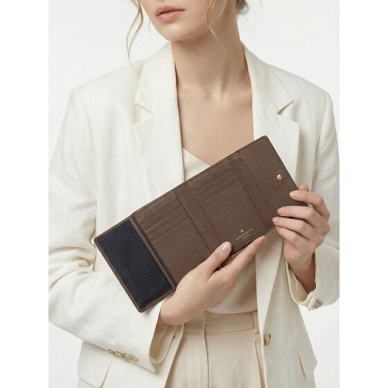 Lazarotti Bologna leer XL portemonnee met ritsvak leer 14 cm