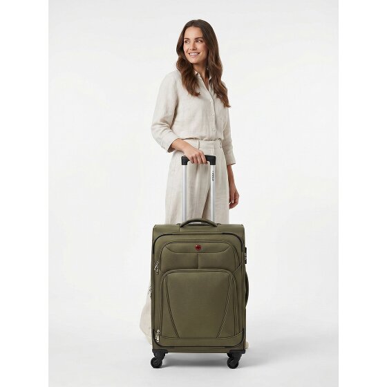 Wenger Beaumont 4 wielen Trolley M 67 cm met uitbreidingsplooi