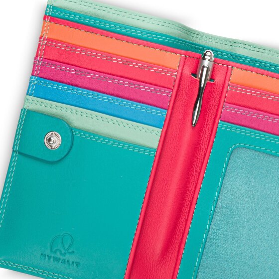 Mywalit Portemonnee RFID-bescherming Leer 8 cm