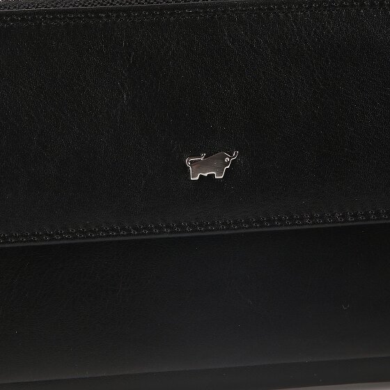 Braun Büffel Golf 3.0 Portemonnee RFID-bescherming Leer 19 cm