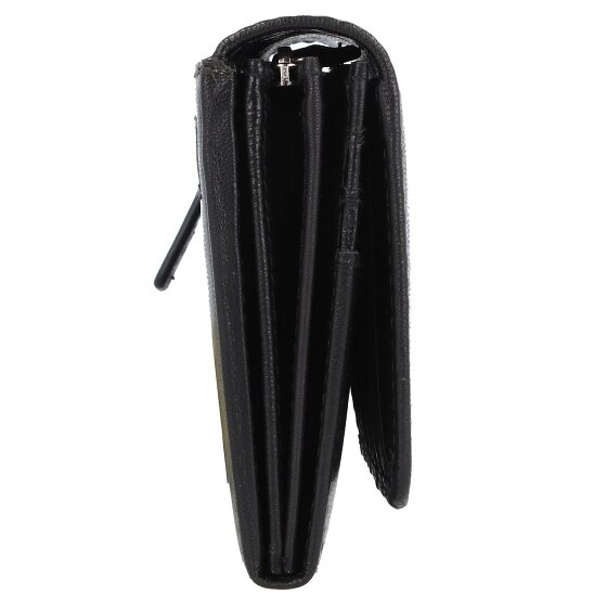 mano Donna Aurona Portemonnee RFID Leer 19 cm