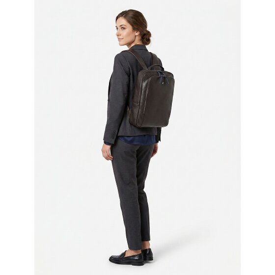 Braun Büffel Novara Zakelijke rugzak Leder 40 cm Laptopvak