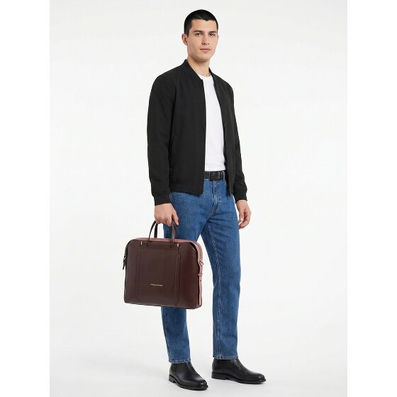 Piquadro Circle Aktentas Leder 38 cm Laptopvak
