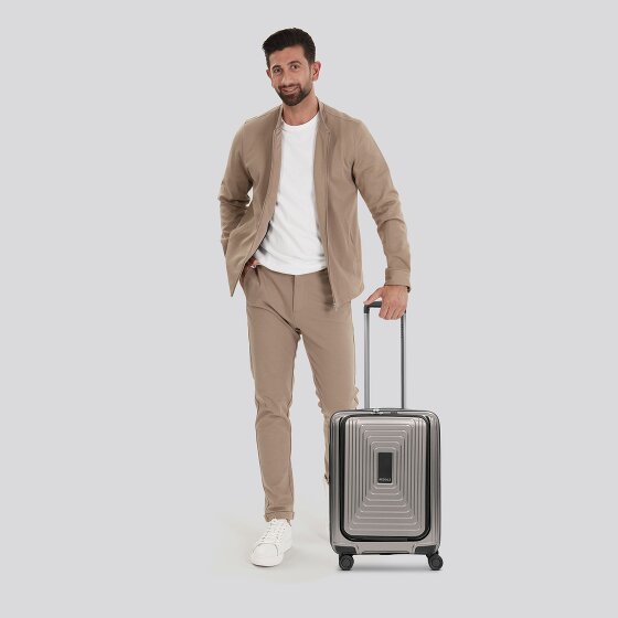 Redolz Essentials 14 4 wielen Cabinewagen S 55 cm Laptop compartiment met uitbreidingsplooi