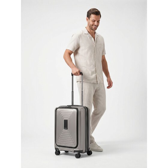 Redolz Essentials 14 4 wielen Cabinewagen S 55 cm Laptopvak met uitbreidingsplooi