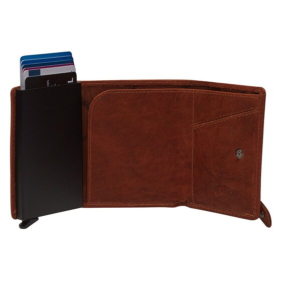 The Chesterfield Brand Antique Buff Kredietkaart etui RFID-bescherming Leer 7 cm