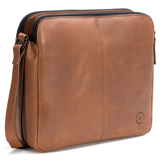 Farmhood Nashville XL schoudertas 2 vakken leer 29 cm