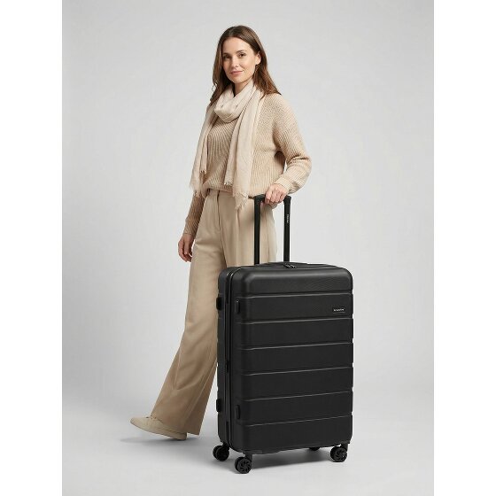 Saxoline Miami 4 wielen Trolley L 75 cm met uitbreidingsplooi