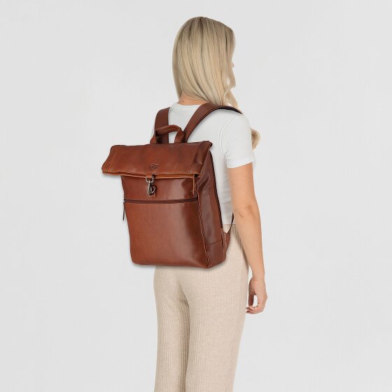 Greenburry Vintage Dagrugzak Leder 43 cm Laptopvak