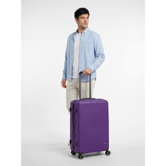 Franky Dallas 3.0 4-wiel trolley M 65 cm met rekbare vouw