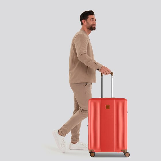 Bric's Ferrara 4 wielen Trolley M 67 cm met uitbreidingsplooi