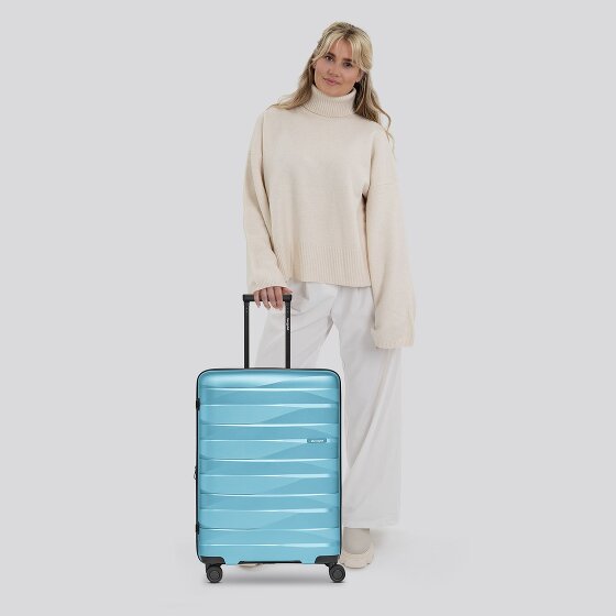 Bergpfeil Reis trolley op 4 wielen M 66 cm met uitbreidingsplooi