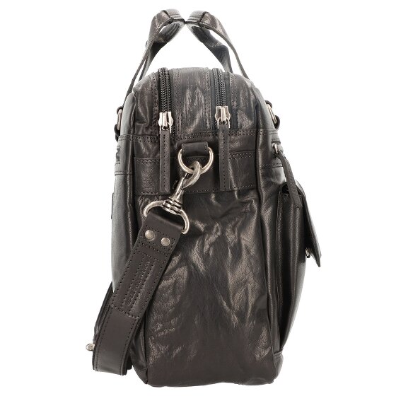 Spikes & Sparrow Aktetas leer 41 cm laptop compartiment