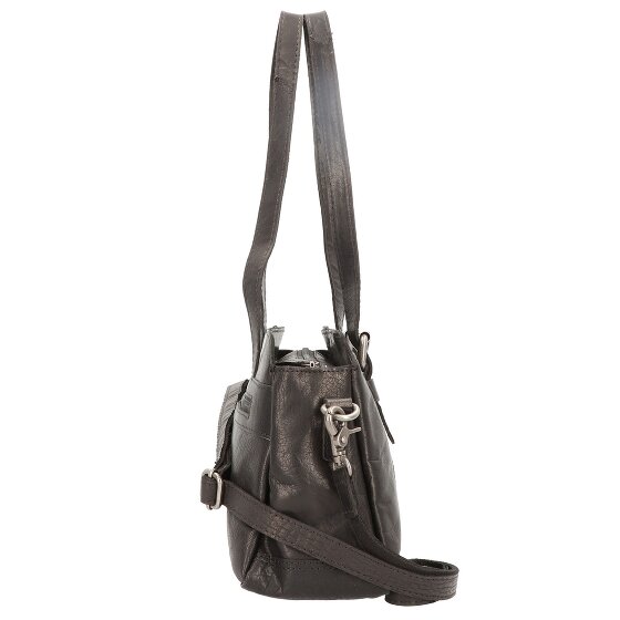 Spikes & Sparrow Schoudertas leer 34 cm