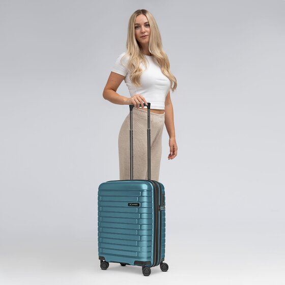 Pactastic Collection 04 THE CABIN + 4 wielen Cabinewagen S 55 cm met uitbreidingsplooi