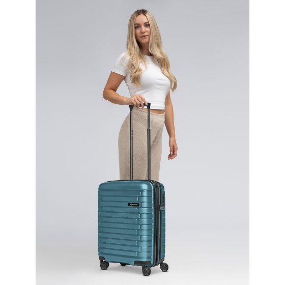 Pactastic Collection 04 THE CABIN + 4 wielen Cabinewagen S 55 cm met uitbreidingsplooi