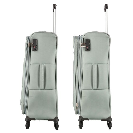 Samsonite Anafi 4-wiel kofferset, 3-delig met stretch vouw, super licht