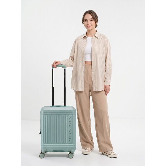 Delsey Paris Lutece 4 wielen Cabinewagen 55 cm met uitbreidingsplooi